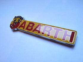 ABARTH SHIELD & SCRIPT EMBLEM