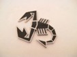 BLACK ABARTH SCORPION EMBLEM