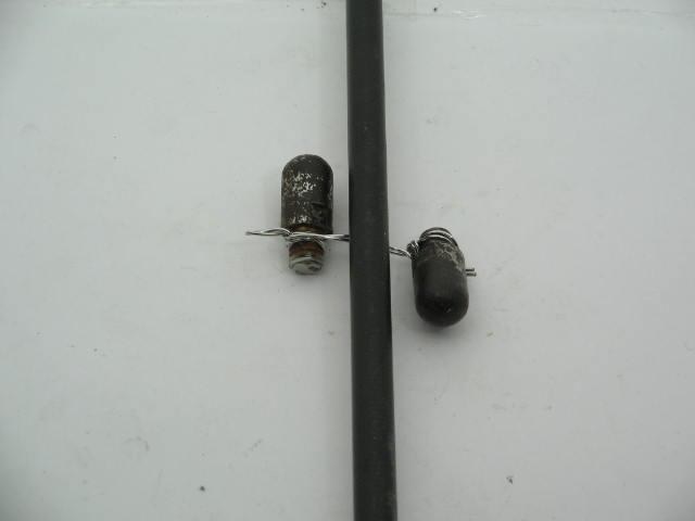 CHROME POST AT TOP OF A PILLAR