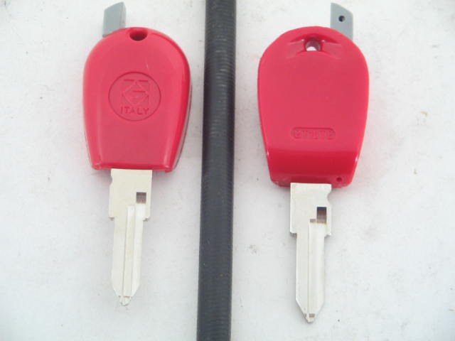 RED IGNITION KEY BLANK