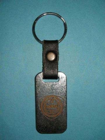 SILVER METAL LANCIA KEY FOB