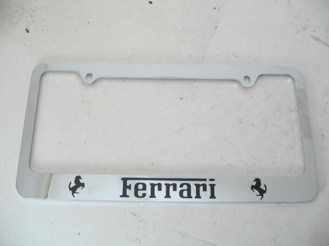 BRIGHT FERRARI PLATE FRAME
