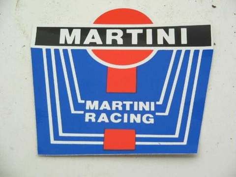MARTINI RACING STICKER 125X130