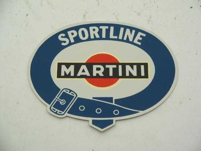 SPORTLINE MARTINI STICKER
