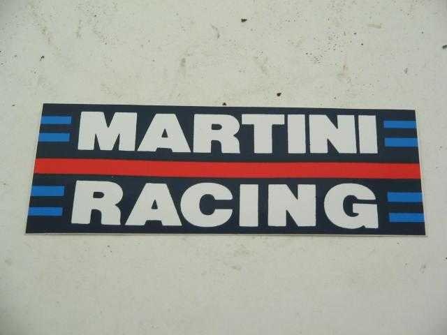 MARTINI RACING STICKER