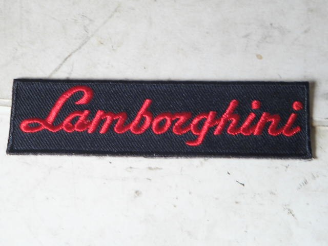 LAMBORGHINI PATCH, 90 MM LONG