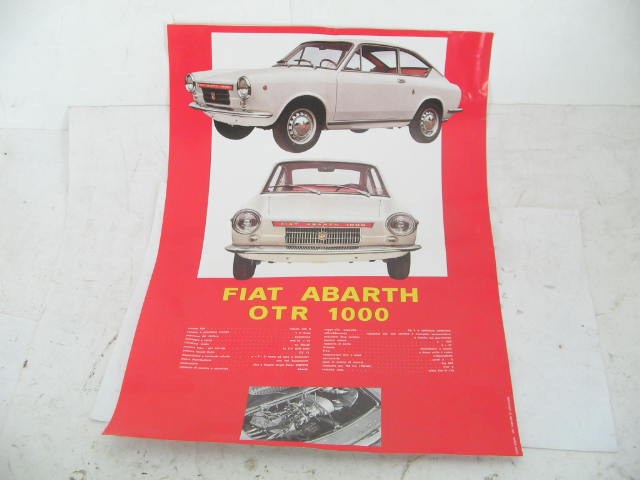 ABARTH OTR 1000 COUPE POSTER