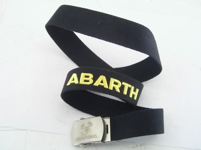 BLACK ABARTH BELT