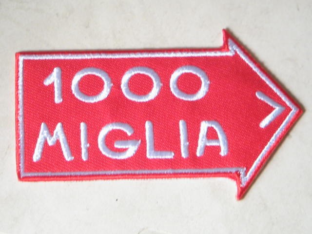 1000 MIGLIA PATCH, 115 MM LONG