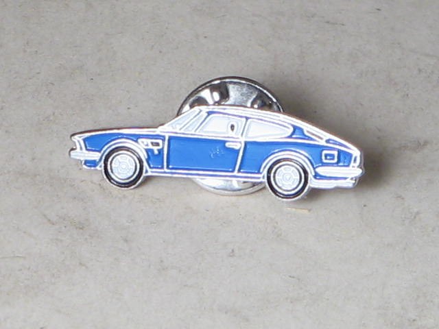 BLUE FIAT DINO COUPE PIN