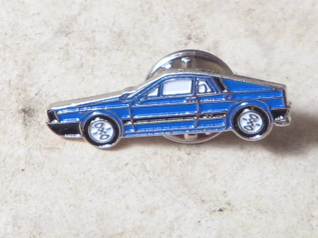 BLUE LANCIA SCORPION PIN