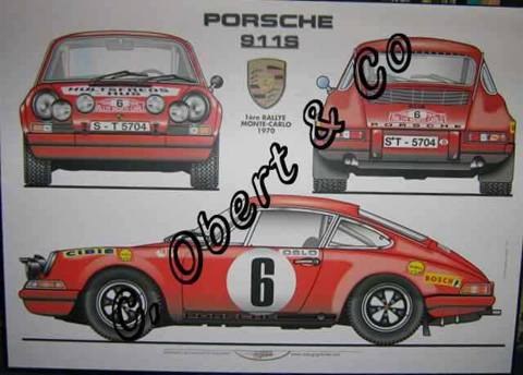 Porsche 911S winner 1970 M C