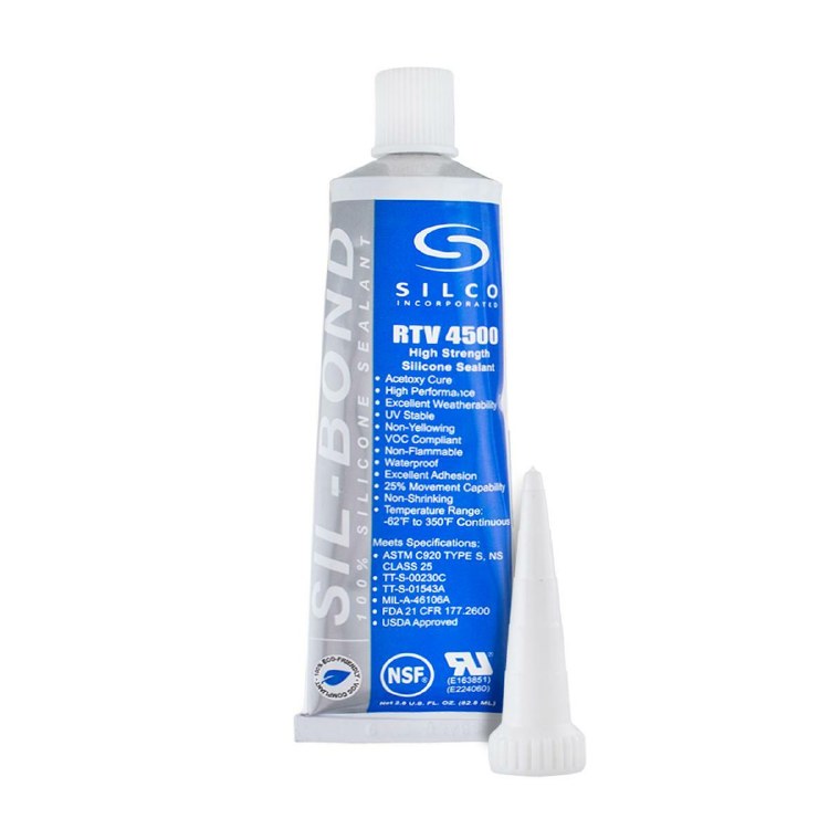 2.8 OZ OF CLEAR SILICONE GLUE