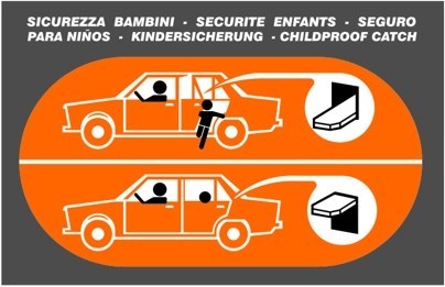 CHILDPROOF LOCK STICKER
