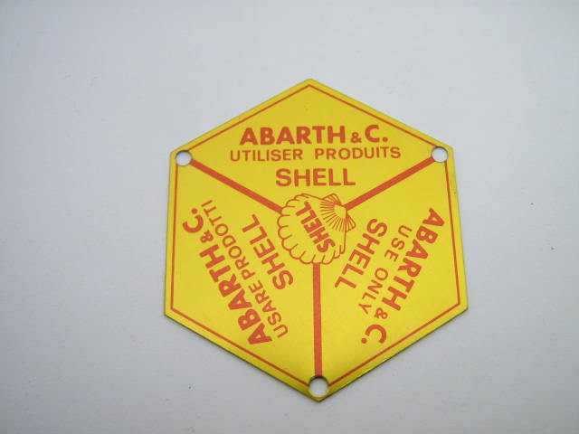 SHELL ABARTH O/FILL CAP EMBLEM