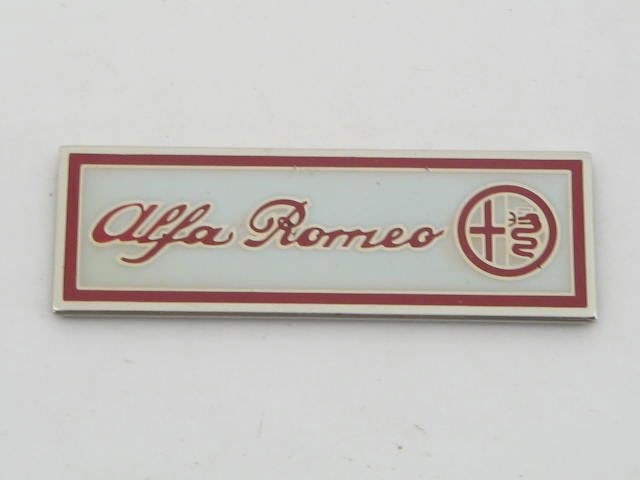 ALFA ROMEO SCRIPT EMBLEM