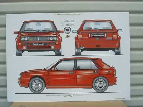 LANCIA DELTA INTEGRALE POSTER