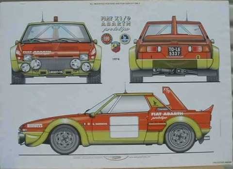 ABARTH X19 PROTOTIPO POSTER