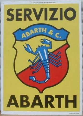 SERVIZIO ABARTH SHOP POSTER