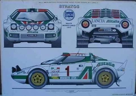 LANCIA STRATOS POSTER