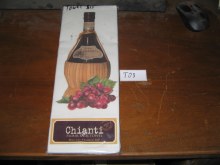 CHIANTI WINE BOTTLE TOWEL
