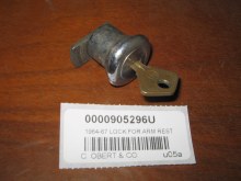 1964-67 LOCK FOR ARM REST