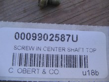 SCREW IN CENTER SHAFT TOP