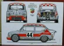 FIAT ABARTH 1000 TCR POSTER
