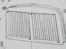 RECHROMED FRONT GRILL