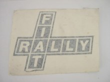 FIAT RALLY STICKER