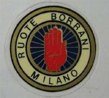 BORRANI RUOTE MILANO STICKER