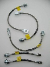 S/STEEL BRAIDED BRAKE HOSE SET