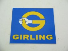 GIRLING BRAKE STICKER, 90 MM