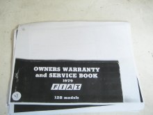 WARRANTY & SERVICE BOOK, COPY