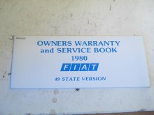 1980 SERVICE BOOK, COPY