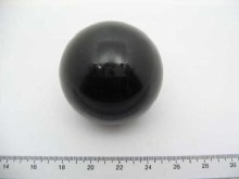 BLACK ROUND GEAR SHIFT KNOB