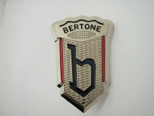 METAL"BERTONE b" SHIELD EMBLEM