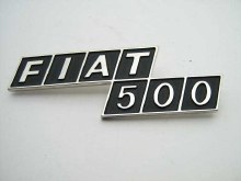 METAL "FIAT 500" REAR EMBLEM