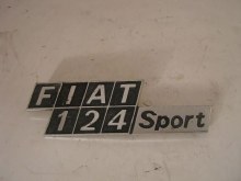 EMBLEM "FIAT 124 SPORT"