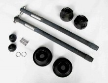 AXLE SET WITH 25 MM SHAFT