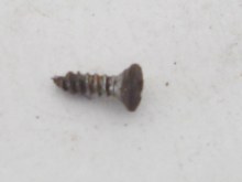 COUNTERSUNK PHILLIPS SCREW