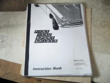 1971 OWNERS MANUAL, COPY