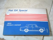 1973 OWNERS MANUAL, COPY