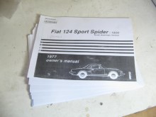 1977 OWNERS MANUAL, COPY