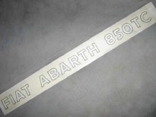 "FIAT ABARTH 850TC" STICKER