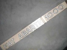 "FIAT ABARTH 1000" STICKER