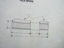 UPPER EXHAUST FLANGE  STUD