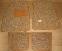 FRONT AND REAR FLOOR MAT SET