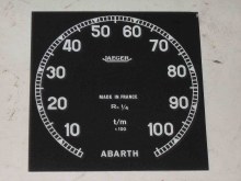 10,500 RPM TACHOMETER FACE