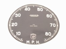 85 MPH SPEEDOMETER FACE PLATE